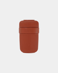 Mug biobased 350ml lekvrij deksel om te personaliseren - Terracotta