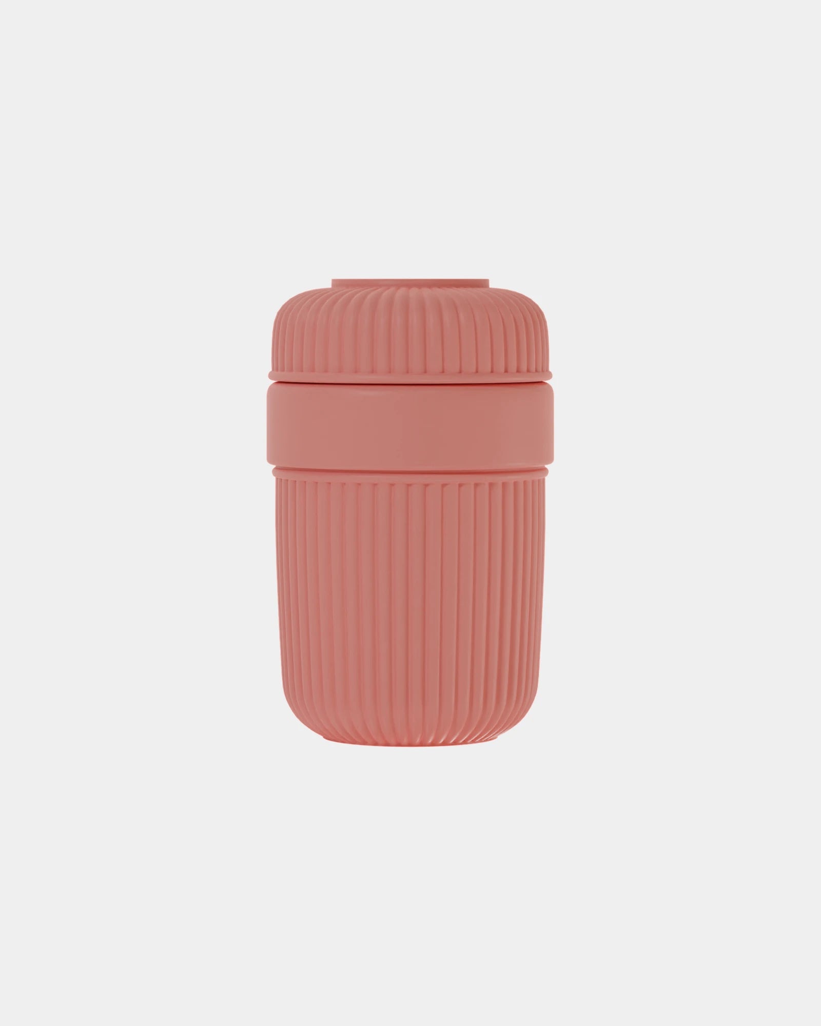 Mug biobased 350ml lekvrij deksel om te personaliseren - Poederroze