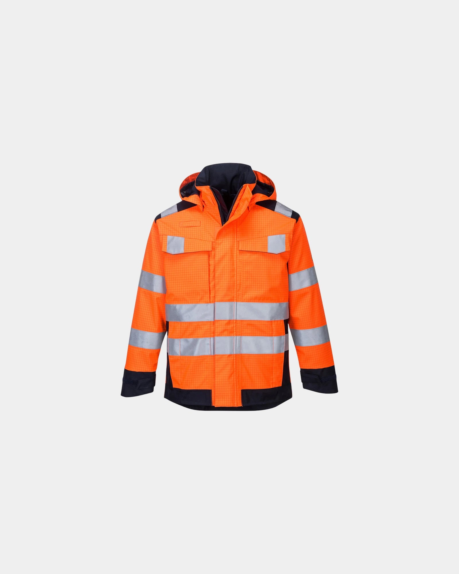 Regenjas multinorm vlambestendig om te personaliseren - Oranje