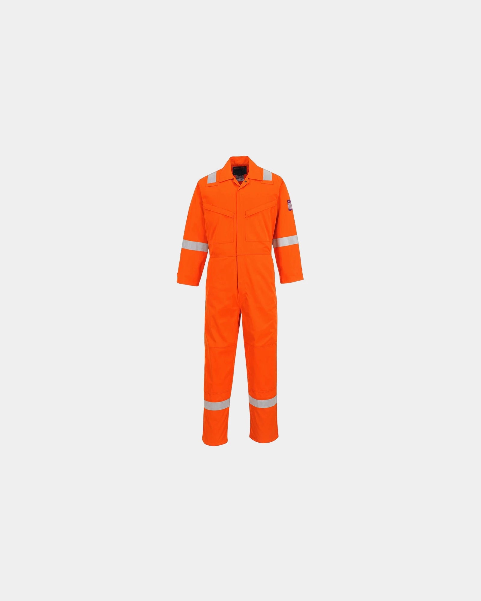 Overall vlamvertragend modacryl om te personaliseren - Oranje