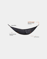 Hamac gerecycled nylon GRS 140x270 cm om te personaliseren - 2