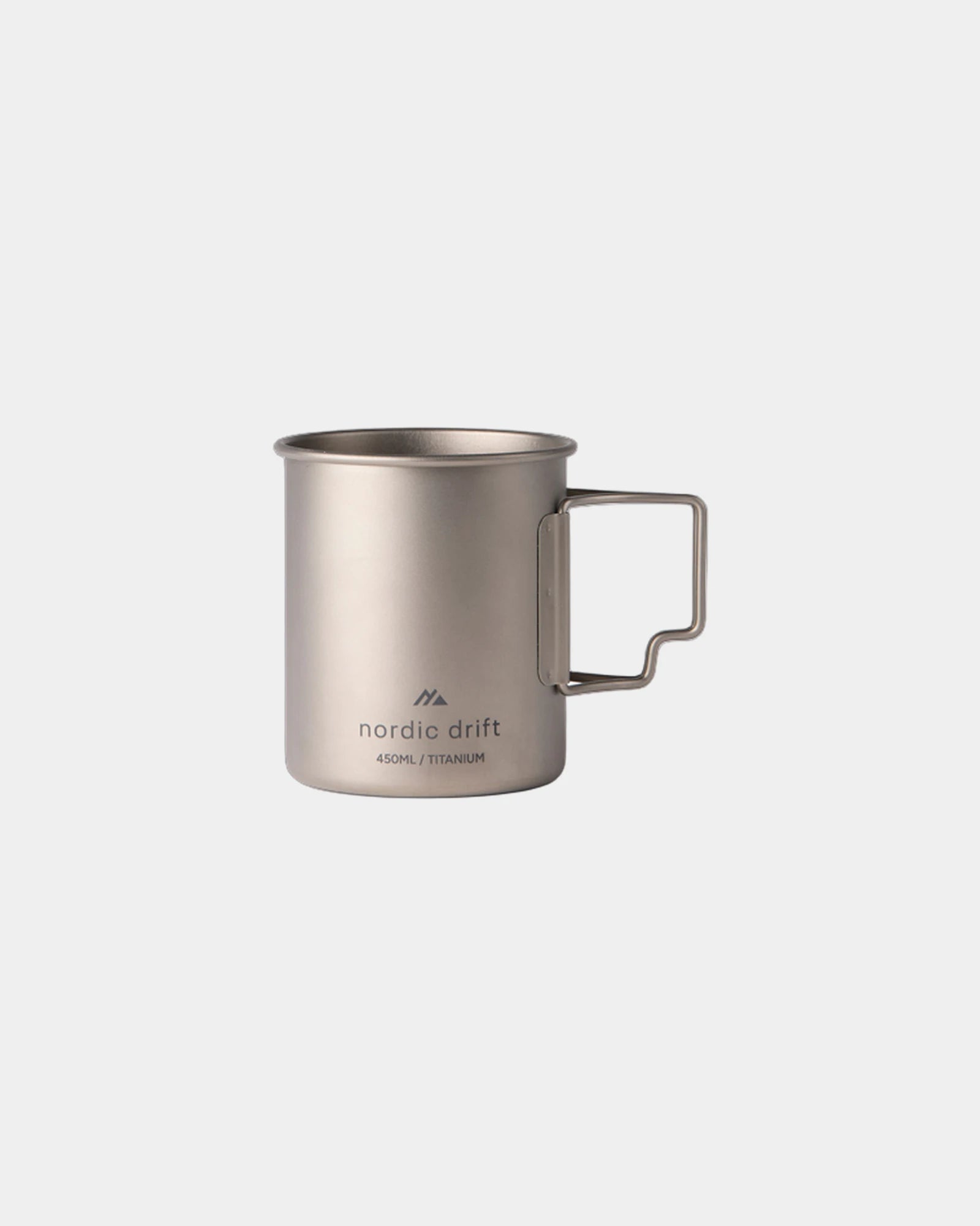 Beker titaan 450ml ultralicht Trail om te personaliseren - Zilver