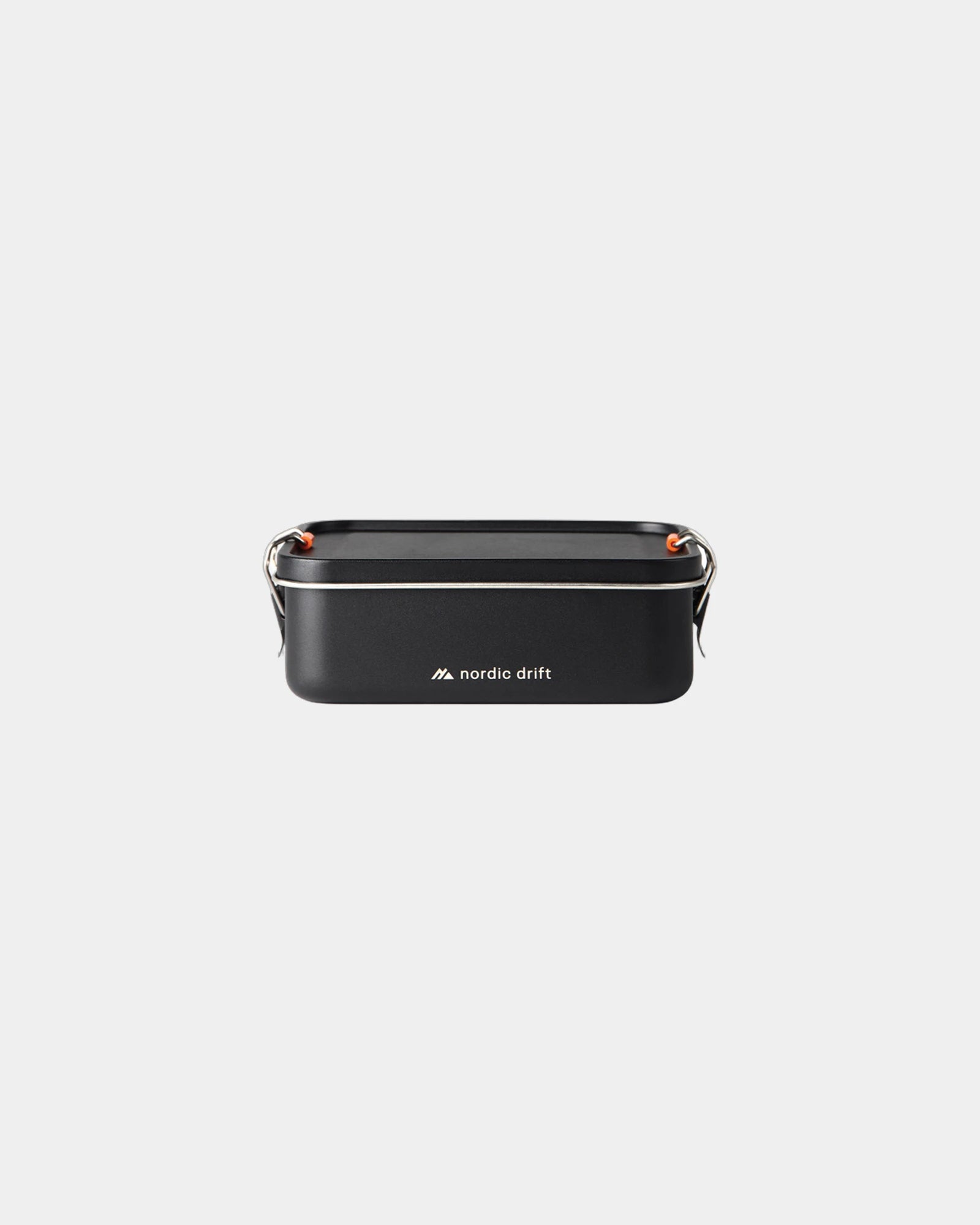 Lunchbox gerecycled staal RCS 1200ml om te personaliseren - Zwart