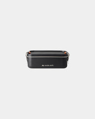 Lunchbox gerecycled staal RCS 1200ml om te personaliseren - Zwart