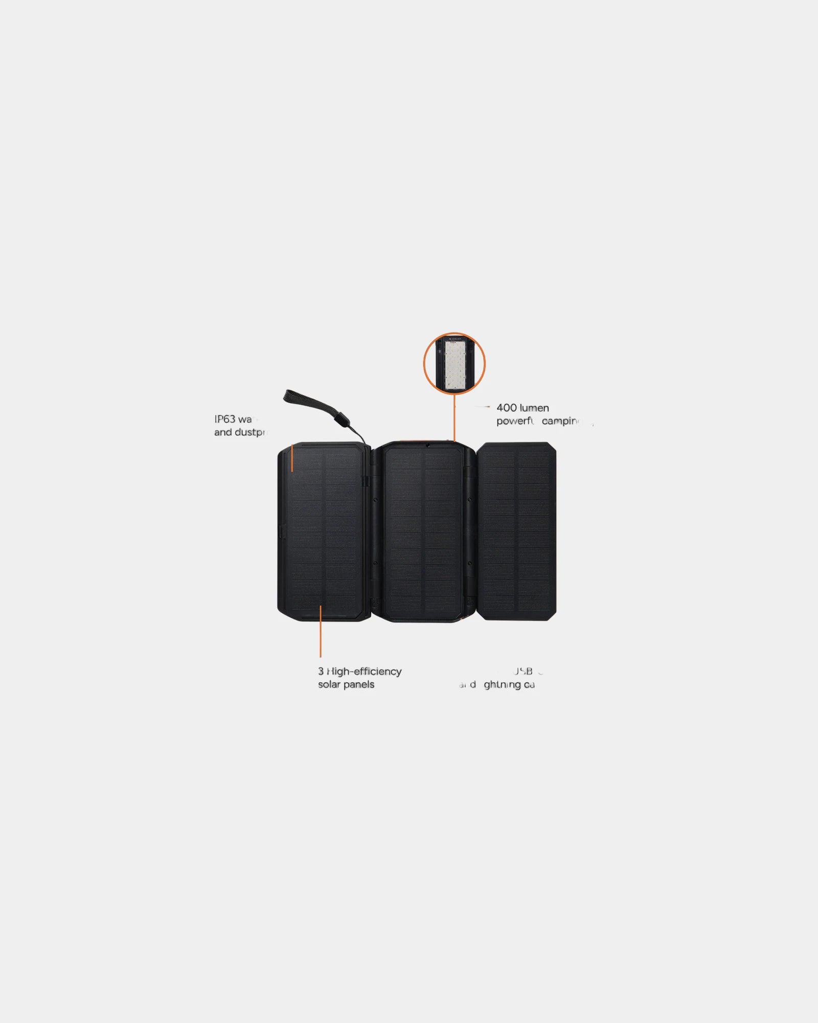 Powerbank solar gerecycled 10.000mAh om te personaliseren - 1