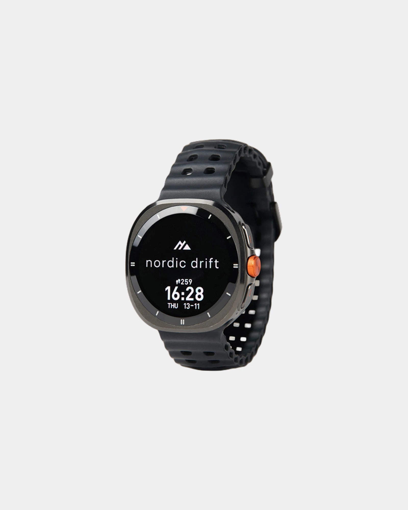 Smartwatch IP68 AMOLED waterdicht om te personaliseren - Zwart