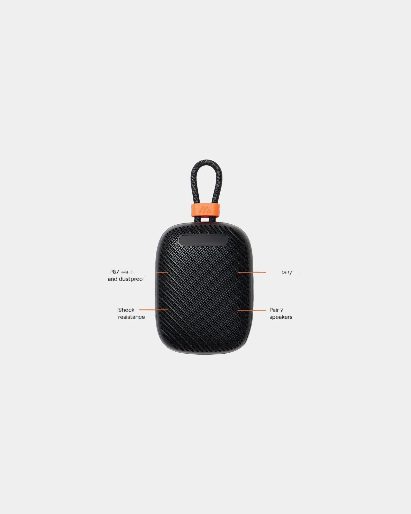 Speaker IP67 gerecycled ABS waterdicht om te personaliseren - 1
