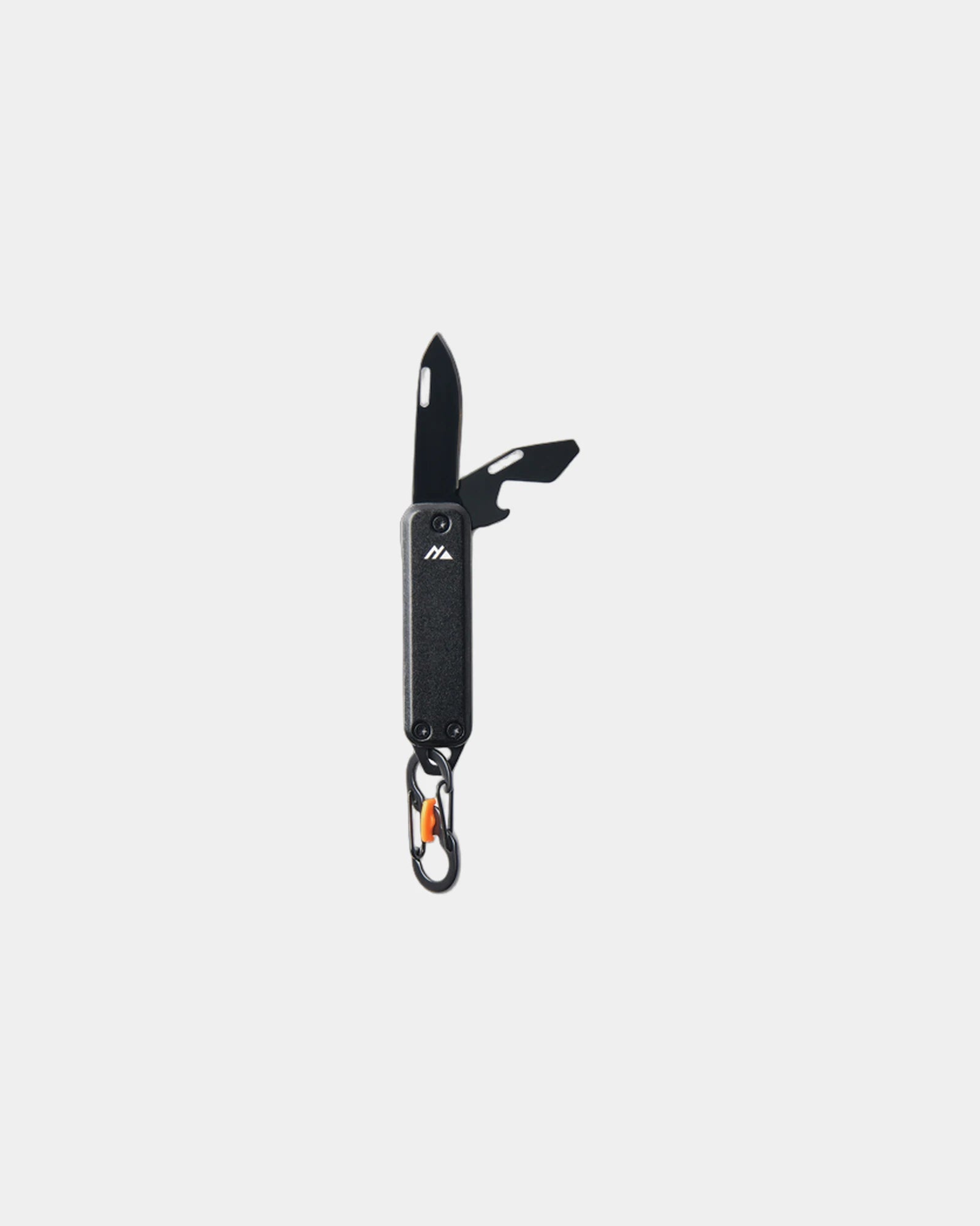 Sleutelhanger multitool roestvrij staal om te personaliseren - Zwart
