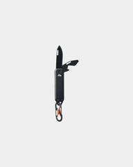 Sleutelhanger multitool roestvrij staal om te personaliseren - Zwart