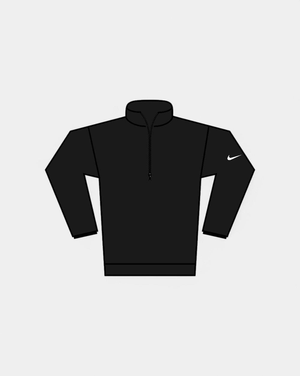 Nike Tour Half-Zip Piqué Top om te personaliseren - 5
