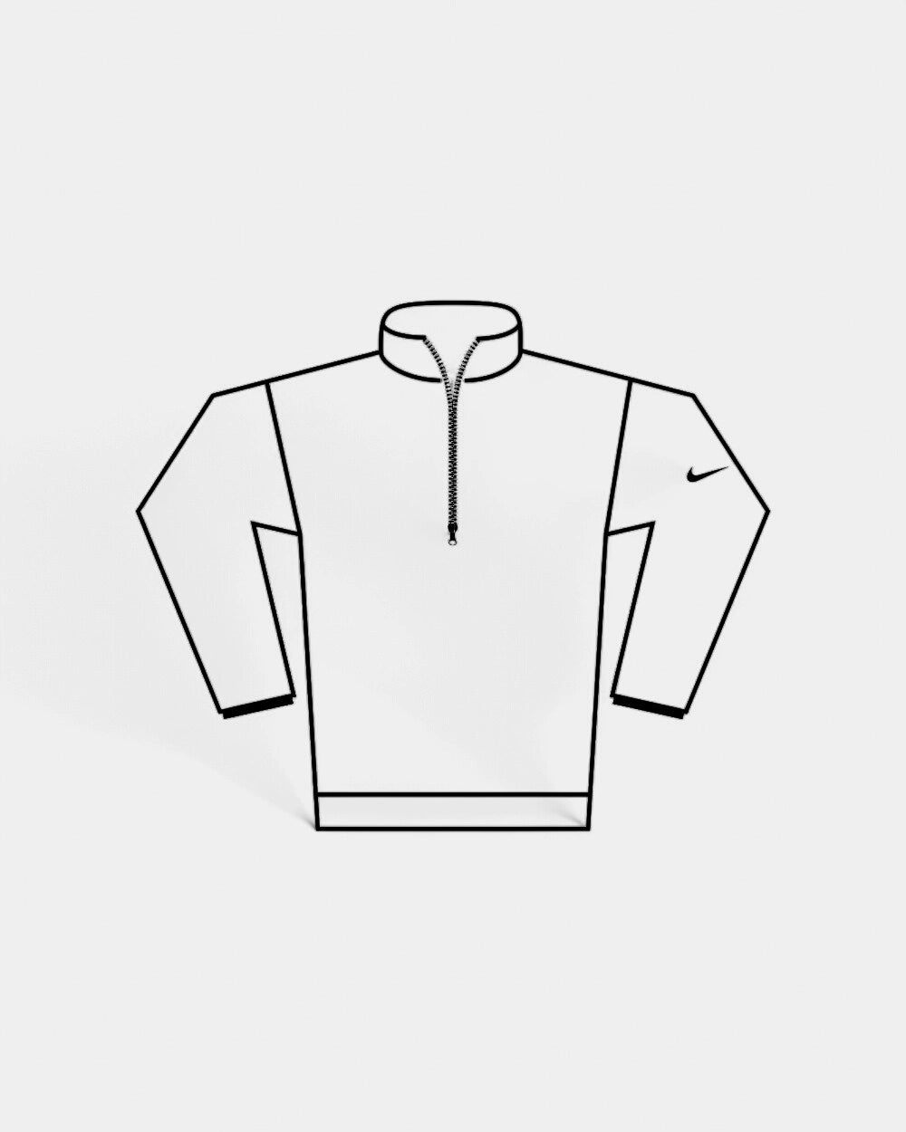 Nike Tour Half-Zip Piqué Top om te personaliseren - 6