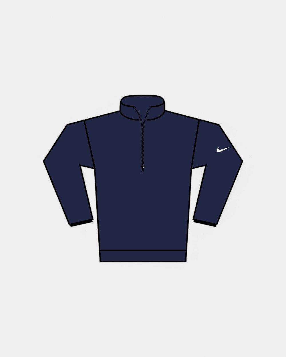 Nike Tour Half-Zip Piqué Top om te personaliseren - 3