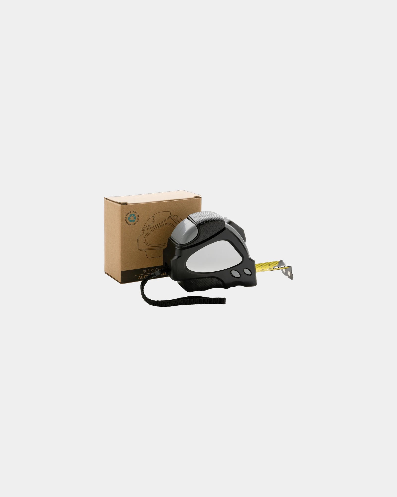Rolmeter gerecycled plastic RCS 8m om te personaliseren - 2
