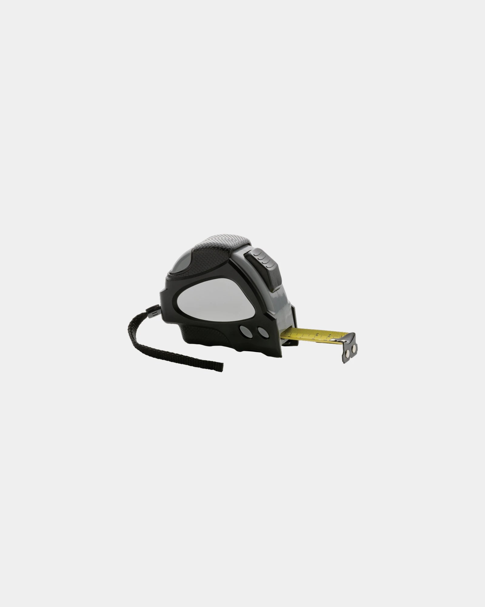 Rolmeter gerecycled plastic RCS 8m om te personaliseren - Zwart