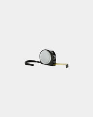 Rolmeter ABS 5m/19mm met riemclip om te personaliseren - Zwart