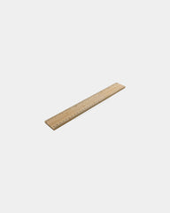 Liniaal FSC bamboe dubbelzijdig 30 cm om te personaliseren - Bruin