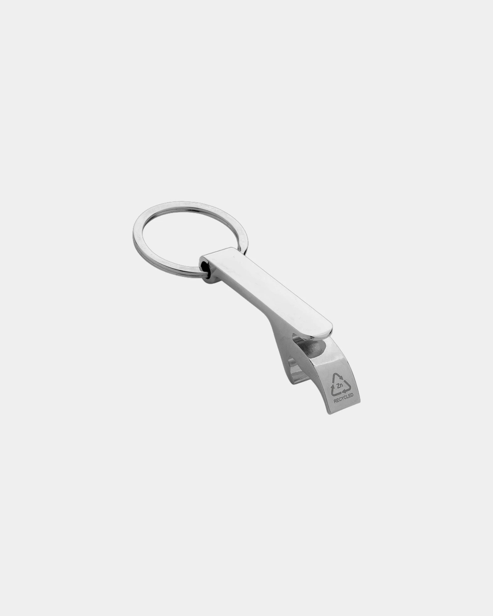 Sleutelhanger flesopener om te personaliseren - Zilver