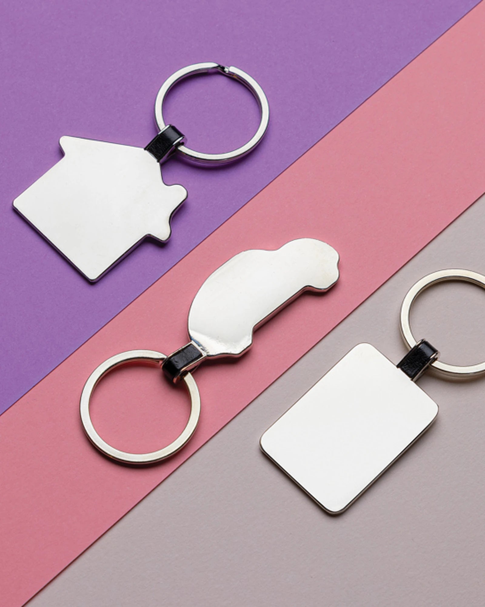 Sleutelhanger 3-in-1 gerecycled zink om te personaliseren - 3