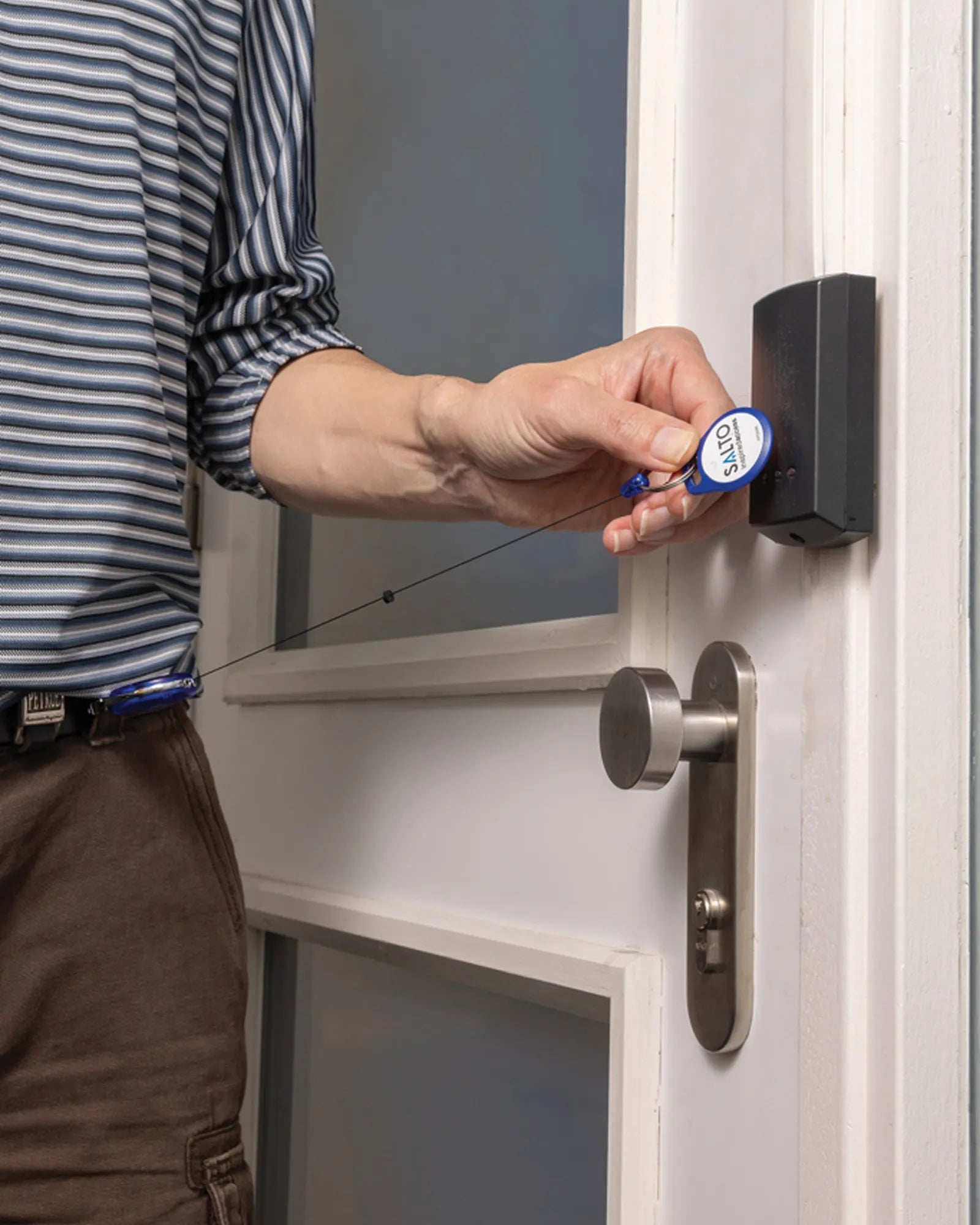 Sleutelhanger uitrekbaar gerecycled ABS om te personaliseren - 8