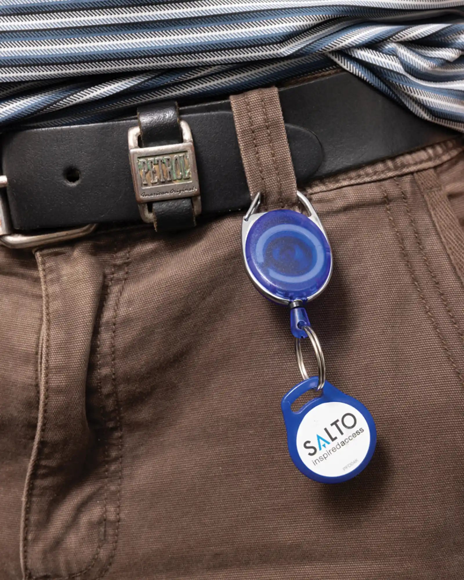 Sleutelhanger uitrekbaar gerecycled ABS om te personaliseren - 7