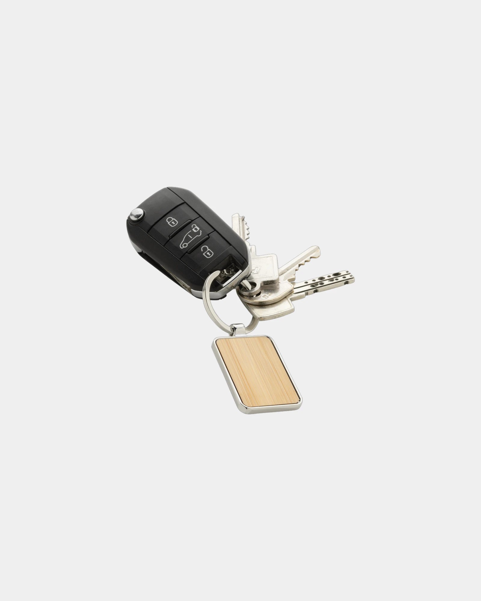 Sleutelhanger gerecycled RCS zink om te personaliseren - 1