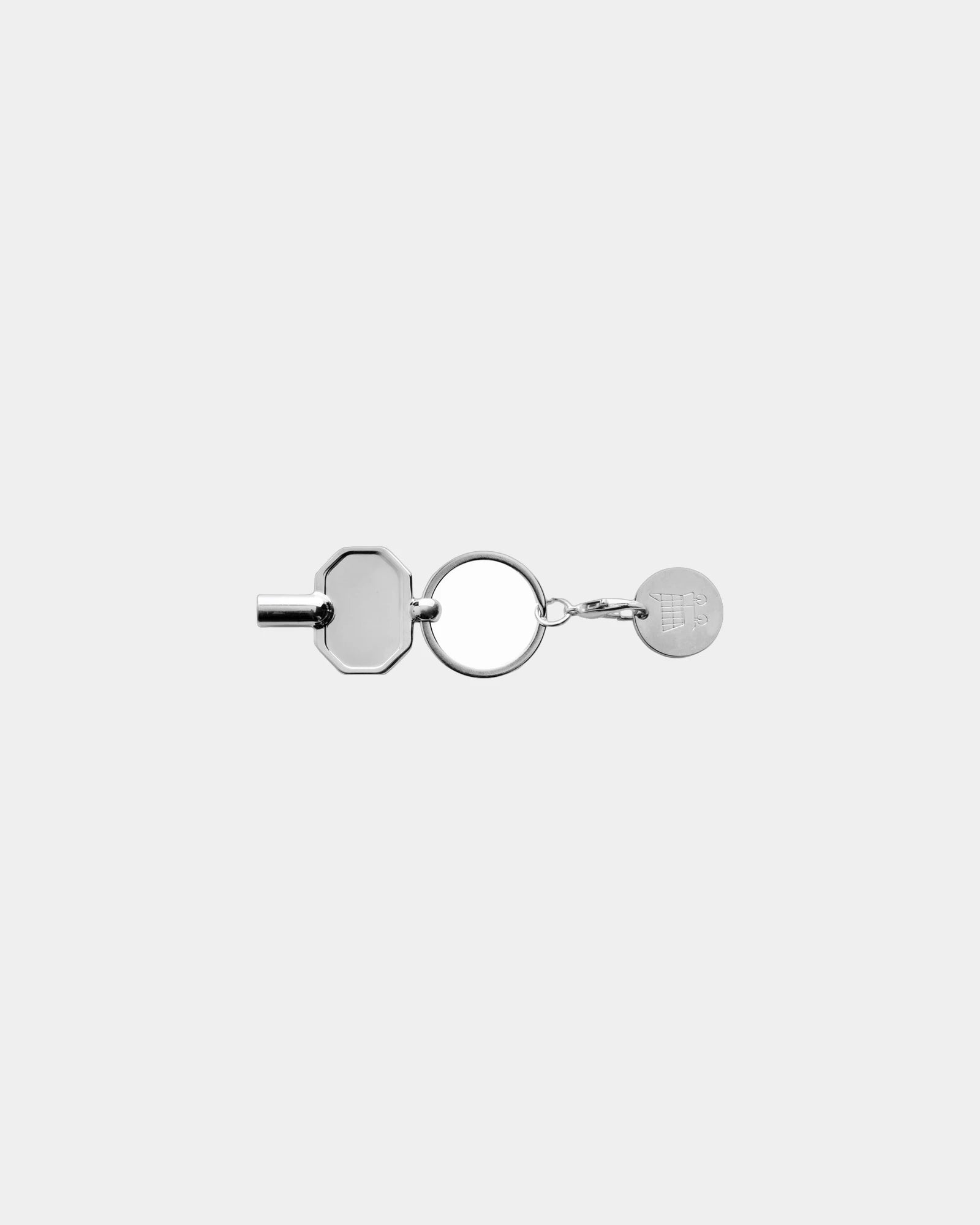 Sleutelhanger 3-in-1 gerecycled zink om te personaliseren - Zilver