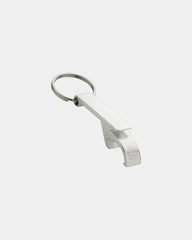 Sleutelhanger met flesopener om te personaliseren - Zilver