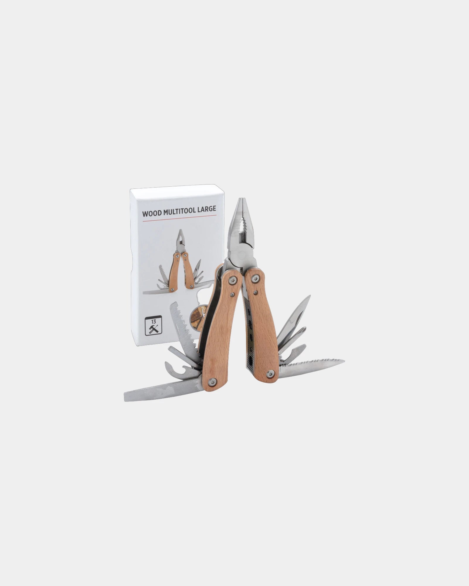 Multitool beukenhout 13 functies om te personaliseren - 4