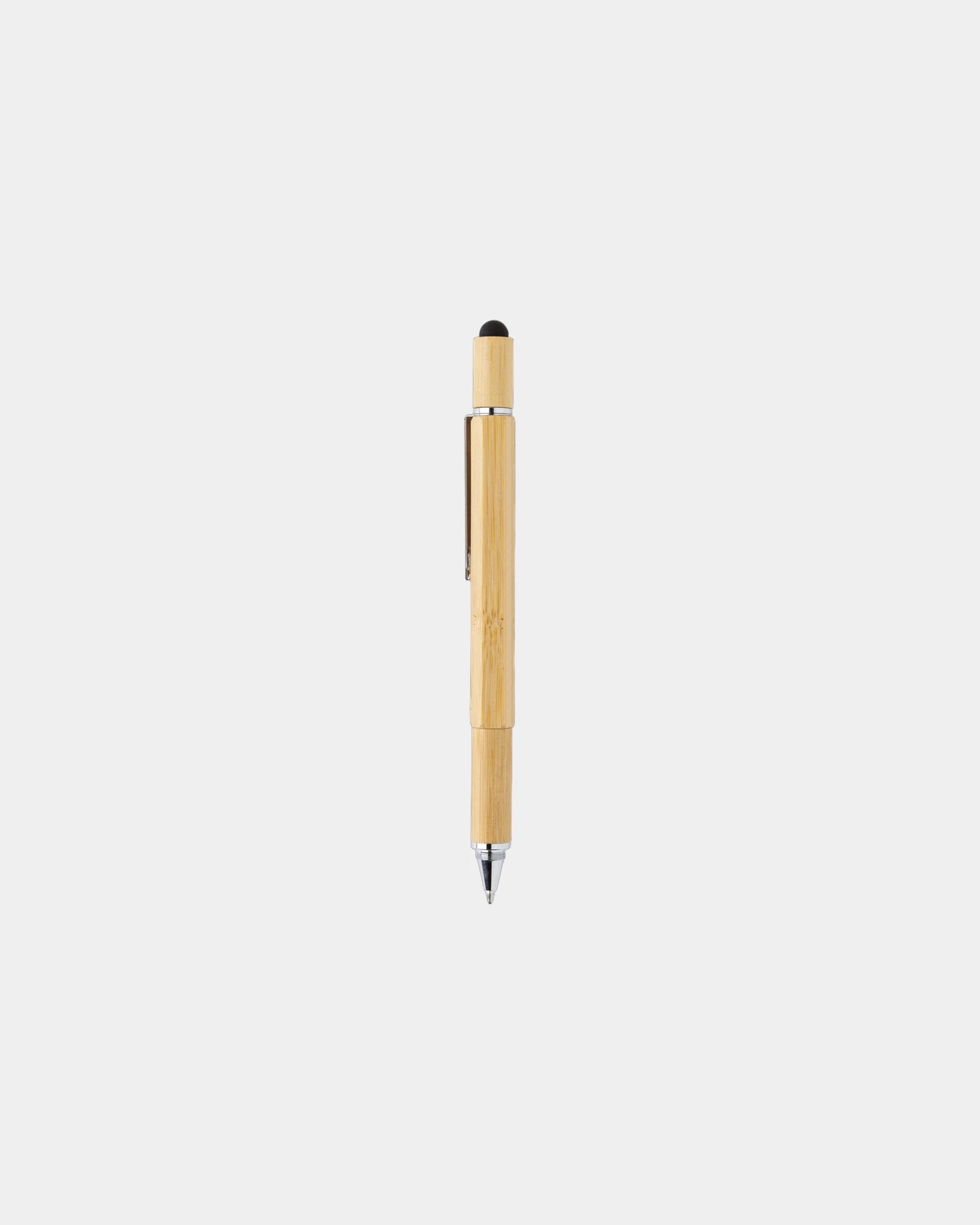 Multitool pen bamboe 5-in-1 om te personaliseren - 6
