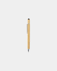 Multitool pen bamboe 5-in-1 om te personaliseren - 6