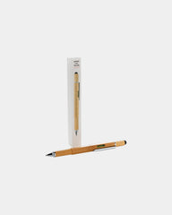 Multitool pen bamboe 5-in-1 om te personaliseren - 2
