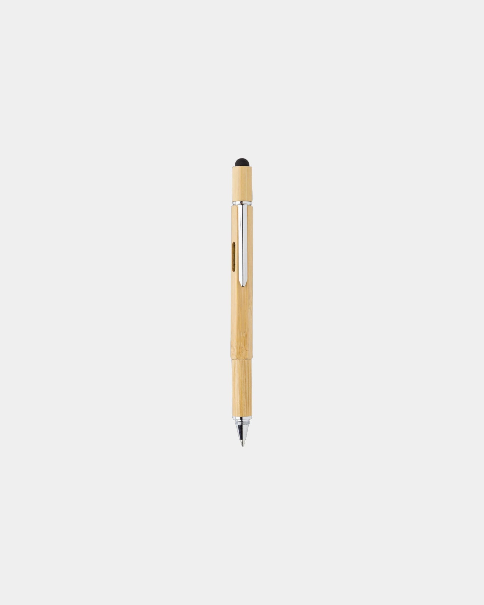Multitool pen bamboe 5-in-1 om te personaliseren - 3