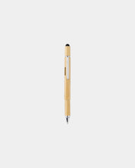 Multitool pen bamboe 5-in-1 om te personaliseren - 3
