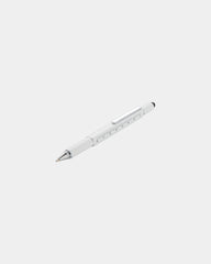 Multitool pen aluminium met liniaal om te personaliseren - Wit
