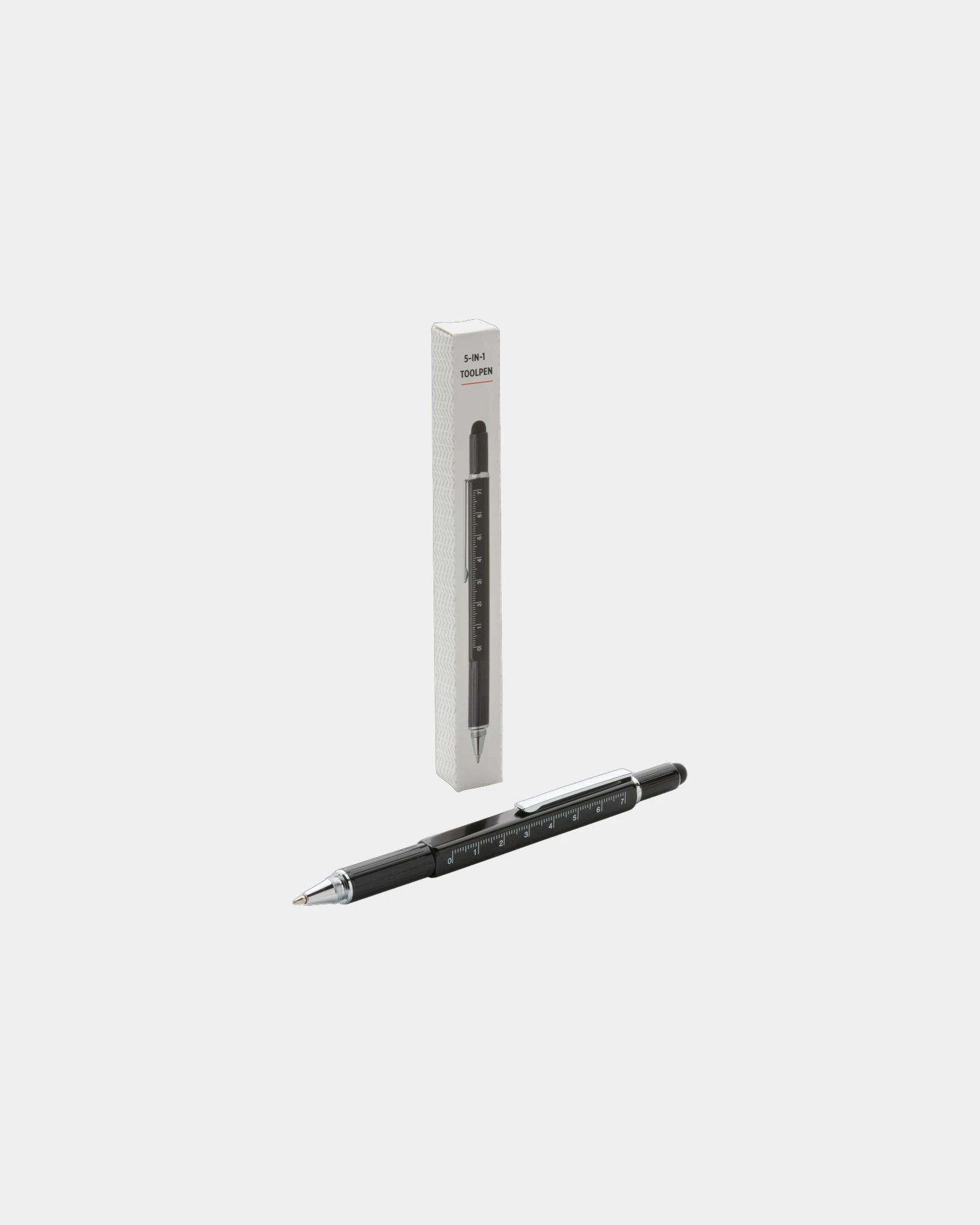 Multitool pen aluminium met liniaal om te personaliseren - 2