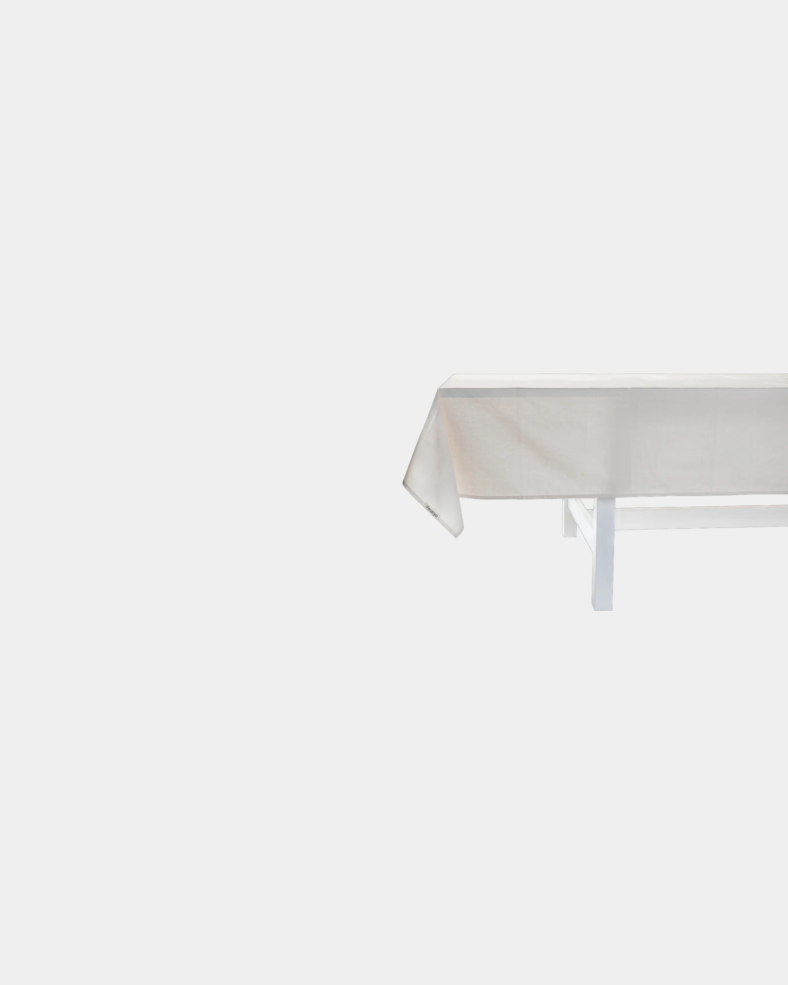 Tafelkleed gerecycled katoen 250x140cm om te personaliseren - 3