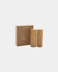 Peper- en zoutset bamboe 110ml om te personaliseren - 1