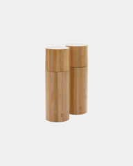 Peper- en zoutset bamboe 110ml om te personaliseren - Bruin