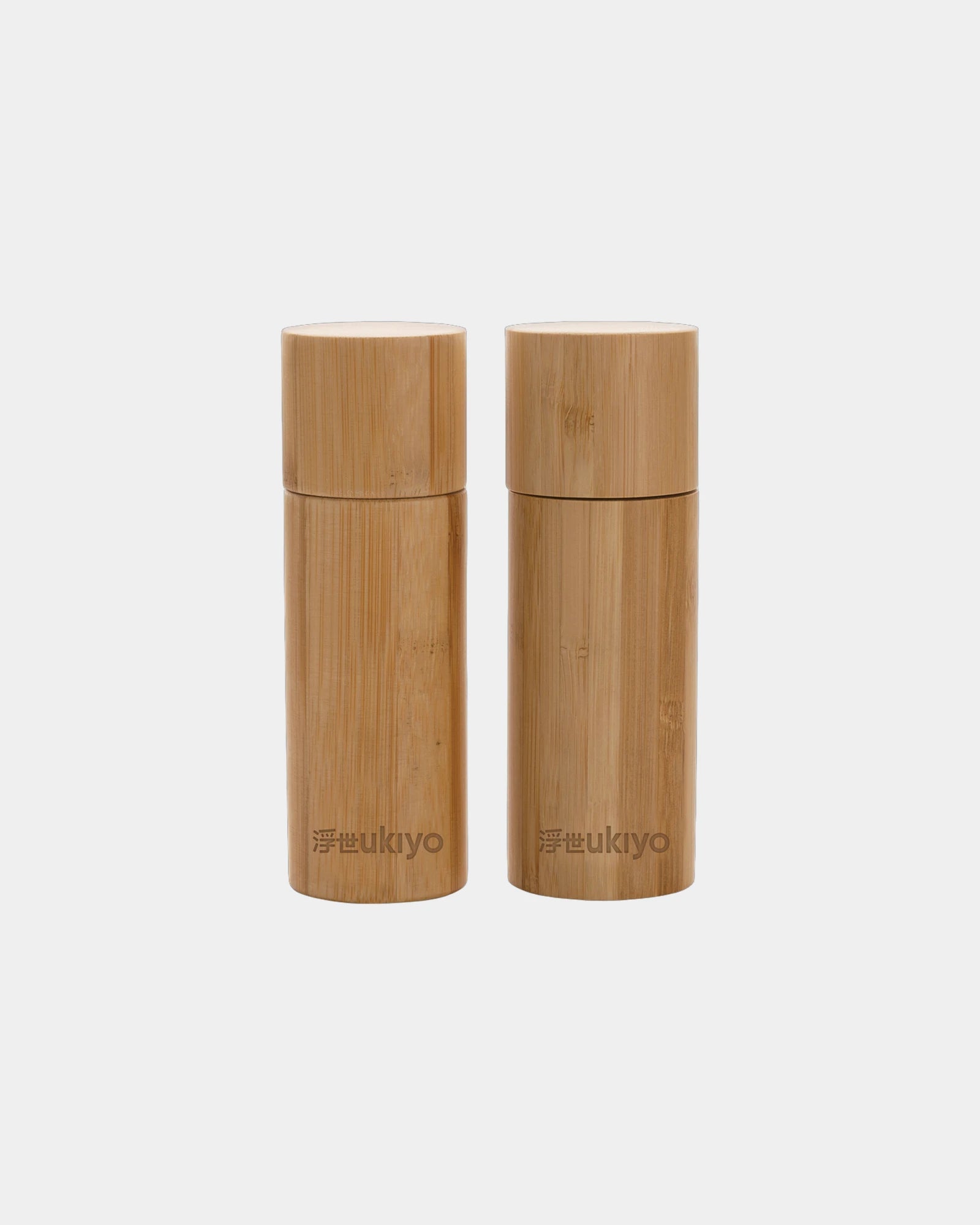Peper- en zoutset bamboe 110ml om te personaliseren - 2