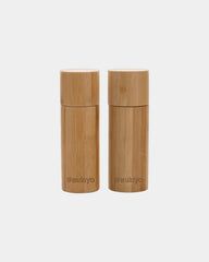 Peper- en zoutset bamboe 110ml om te personaliseren - 2