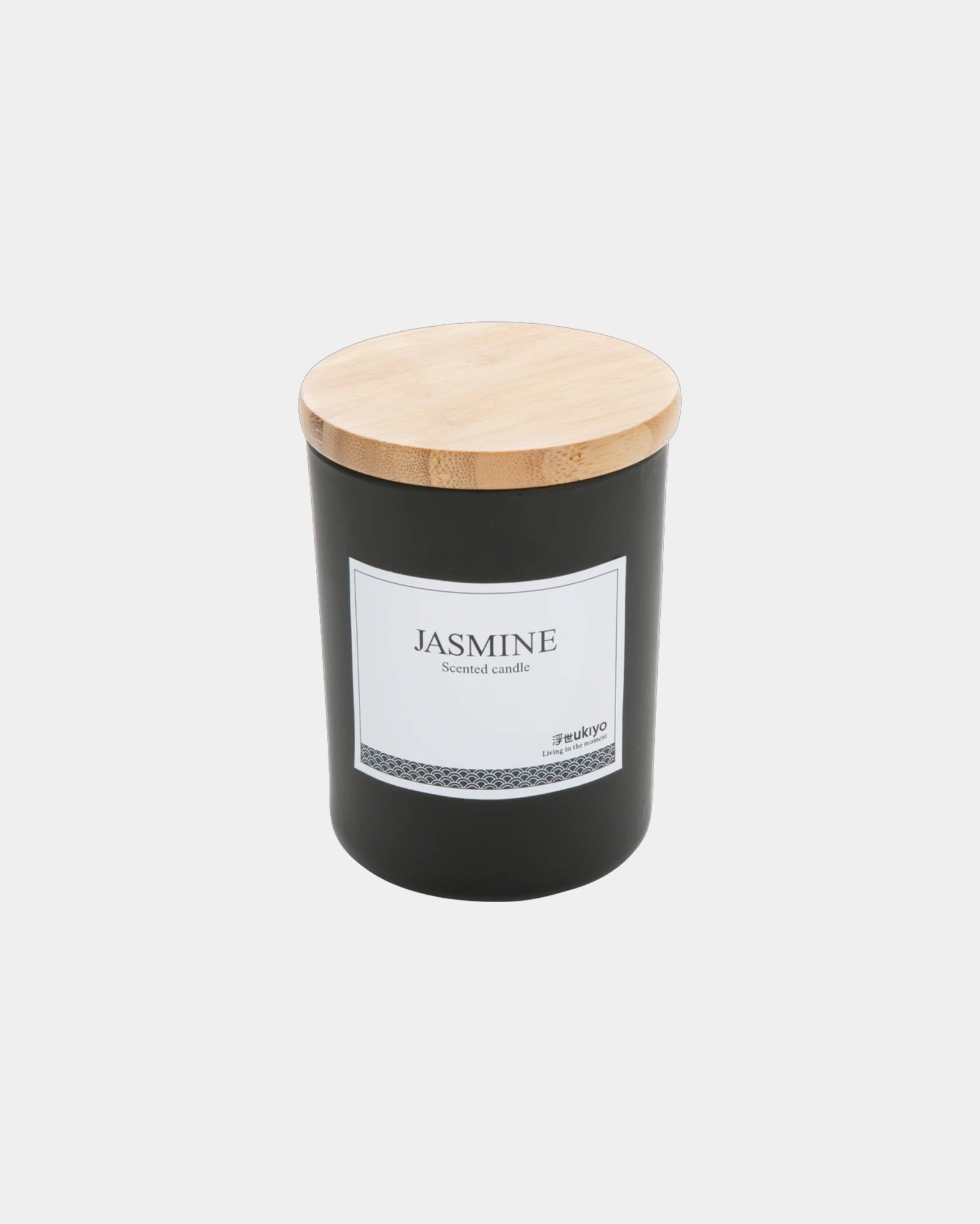 Geurkaars met bamboe deksel jasmijn om te personaliseren - 2