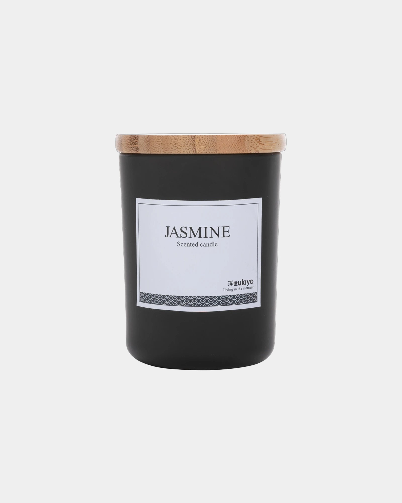 Geurkaars met bamboe deksel jasmijn om te personaliseren - 3