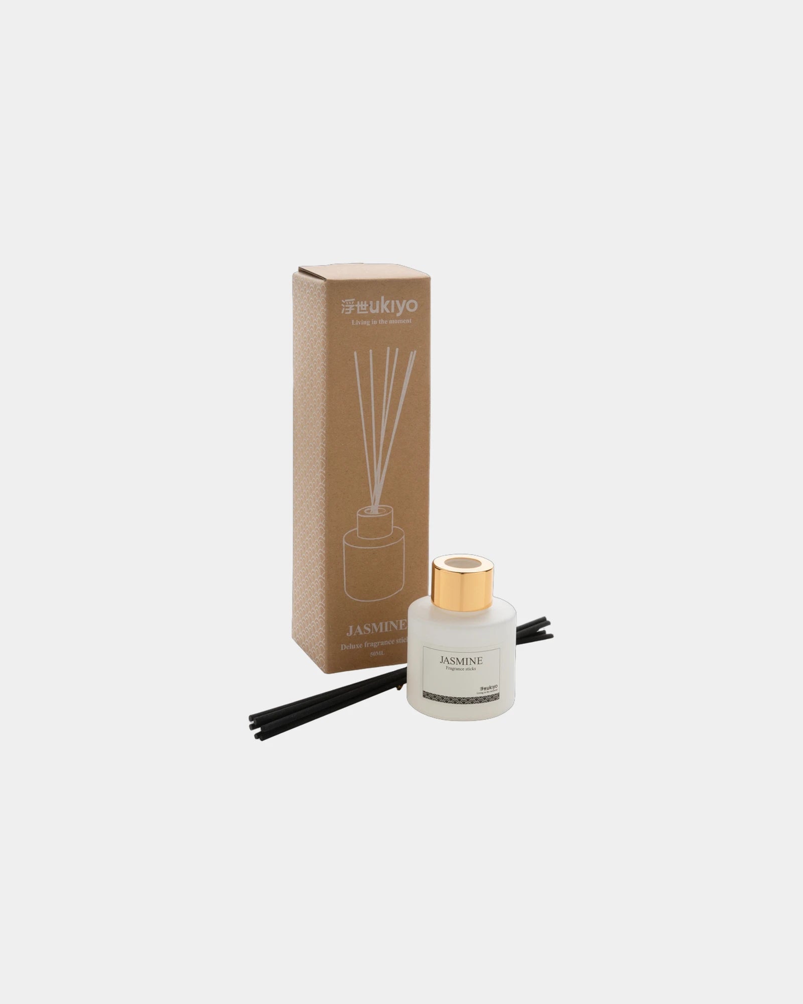 Geurstokjes diffuser glas 50ml om te personaliseren - 4