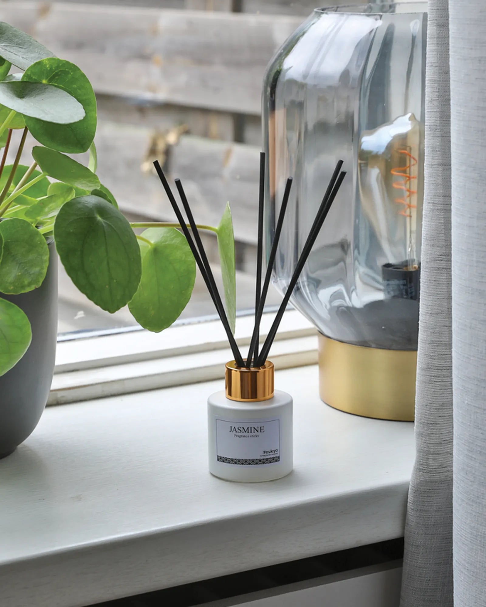 Geurstokjes diffuser glas 50ml om te personaliseren - 6