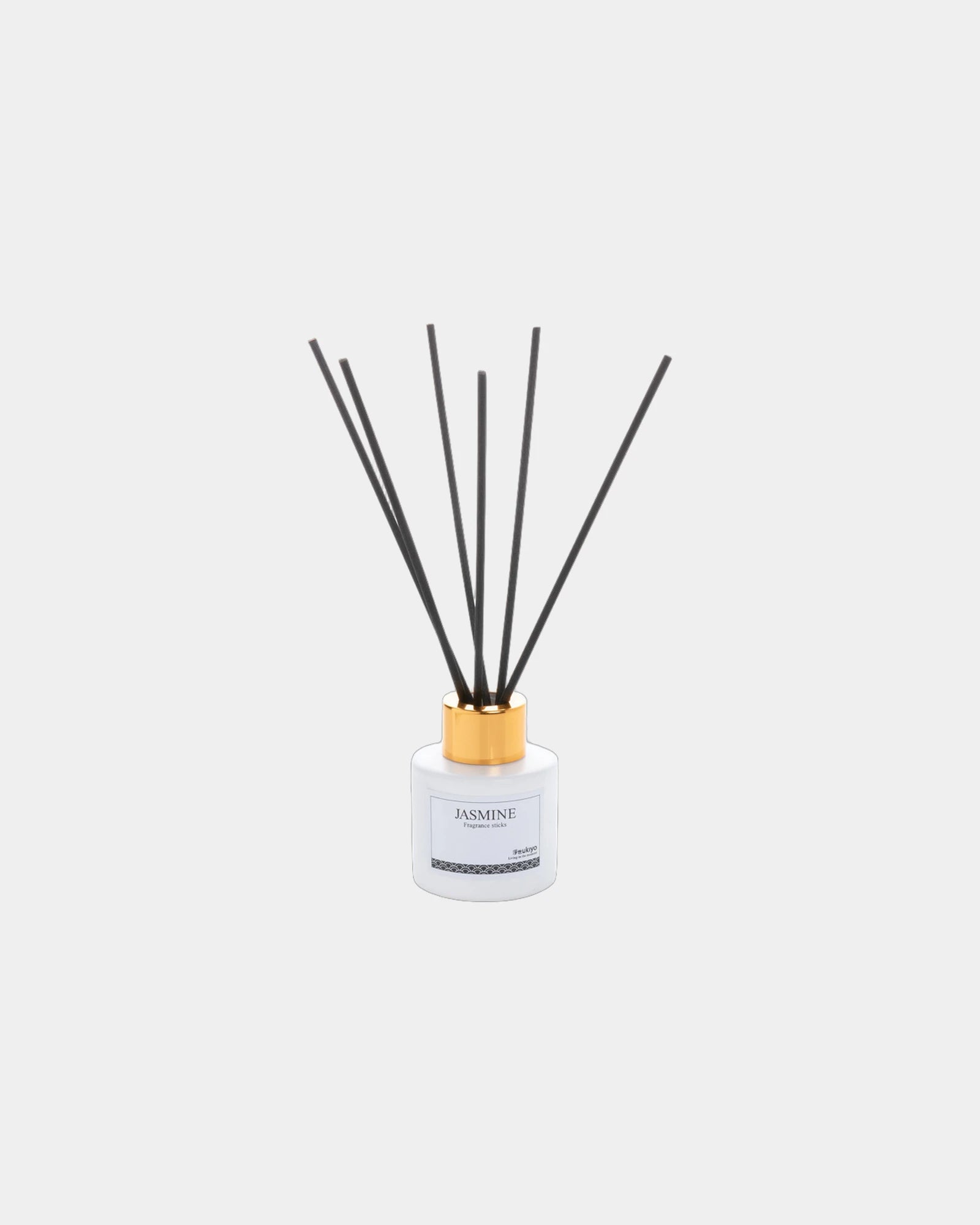 Geurstokjes diffuser glas 50ml om te personaliseren - Wit