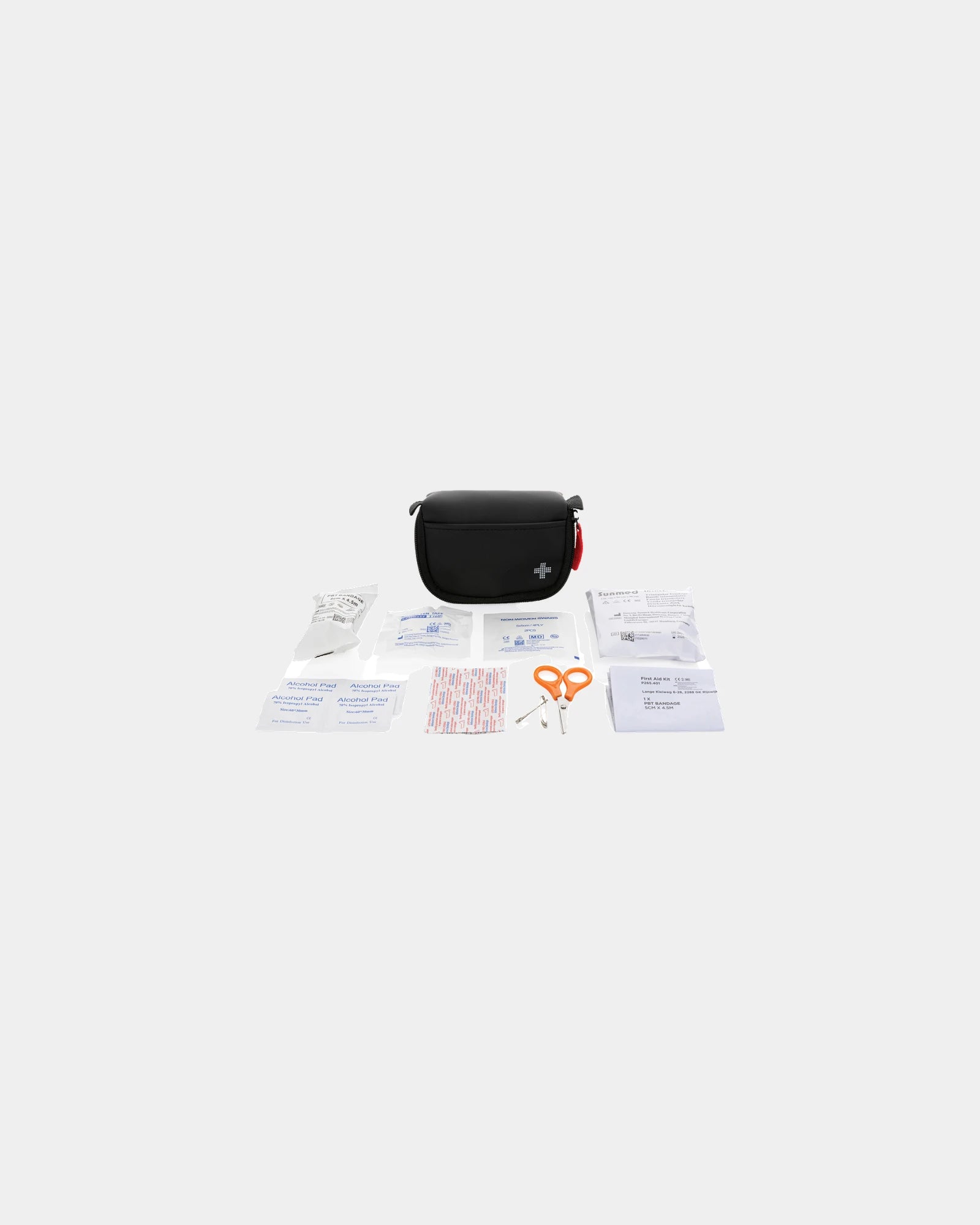 EHBO-set gerecycled PU nubuck RCS om te personaliseren