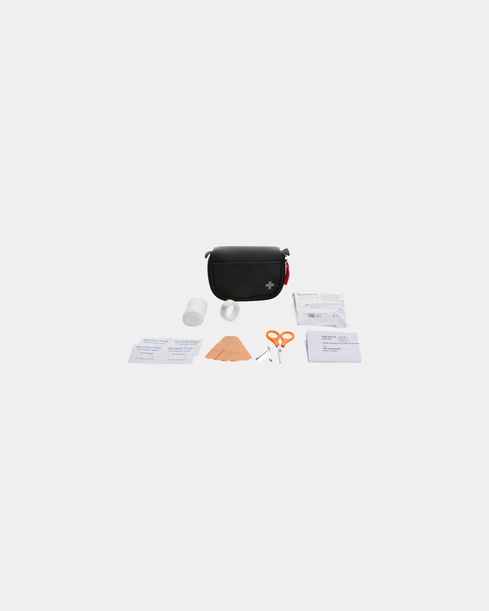 EHBO-set gerecycled PU nubuck RCS om te personaliseren - Zwart