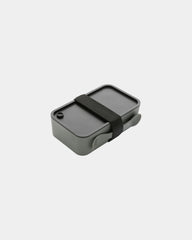 Lunchbox gerecycled rPP 0,8L met bestek om te personaliseren - Grijs