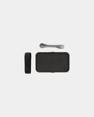 Lunchbox gerecycled rPP 0,8L met bestek om te personaliseren