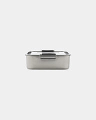 Lunchbox waterdicht gerecycled rvs 0,8L om te personaliseren
